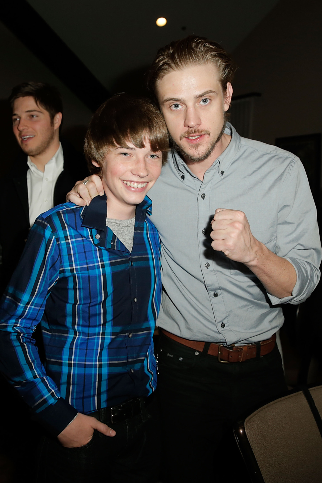 Boyd Holbrook and Jacob Lofland at event of Little Accidents (2014)