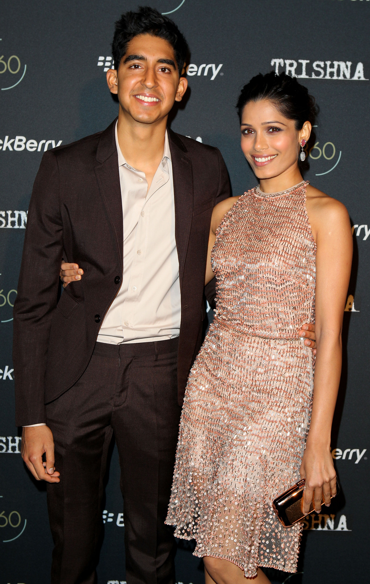 Dev Patel and Freida Pinto