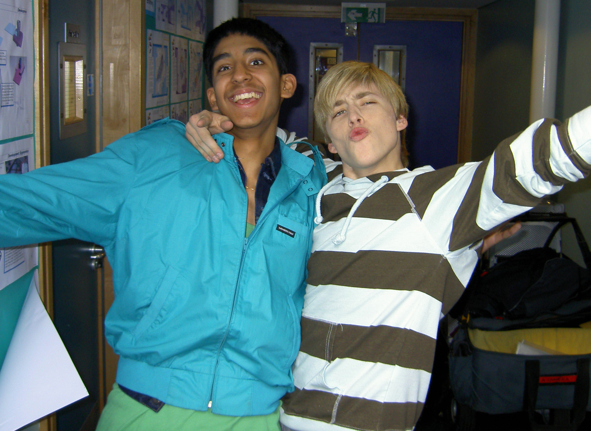 Still of Dev Patel and Mitch Hewer in Skins (2007)