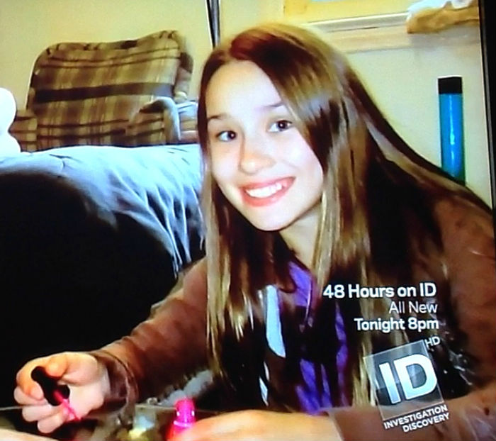 Kylie plays murder victim, Young Faye on Frenemies --- Investigation Discovery channel.