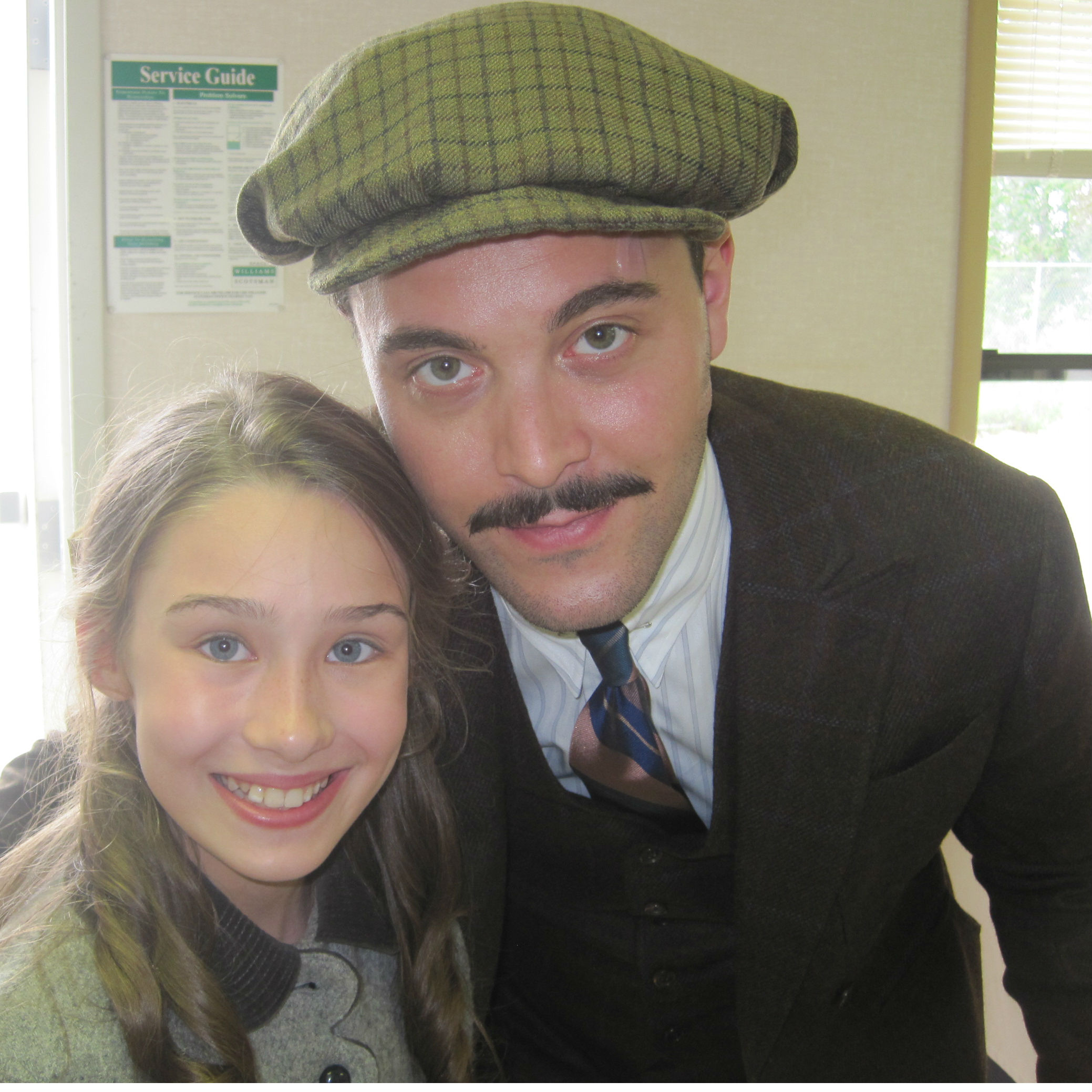 Kylie with Boardwalk Empire star, Jack Huston.