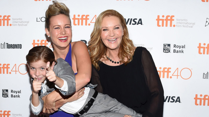 Jacob Tremblay, Brie Larson and Joan Allen at the TIFF premiere of Room