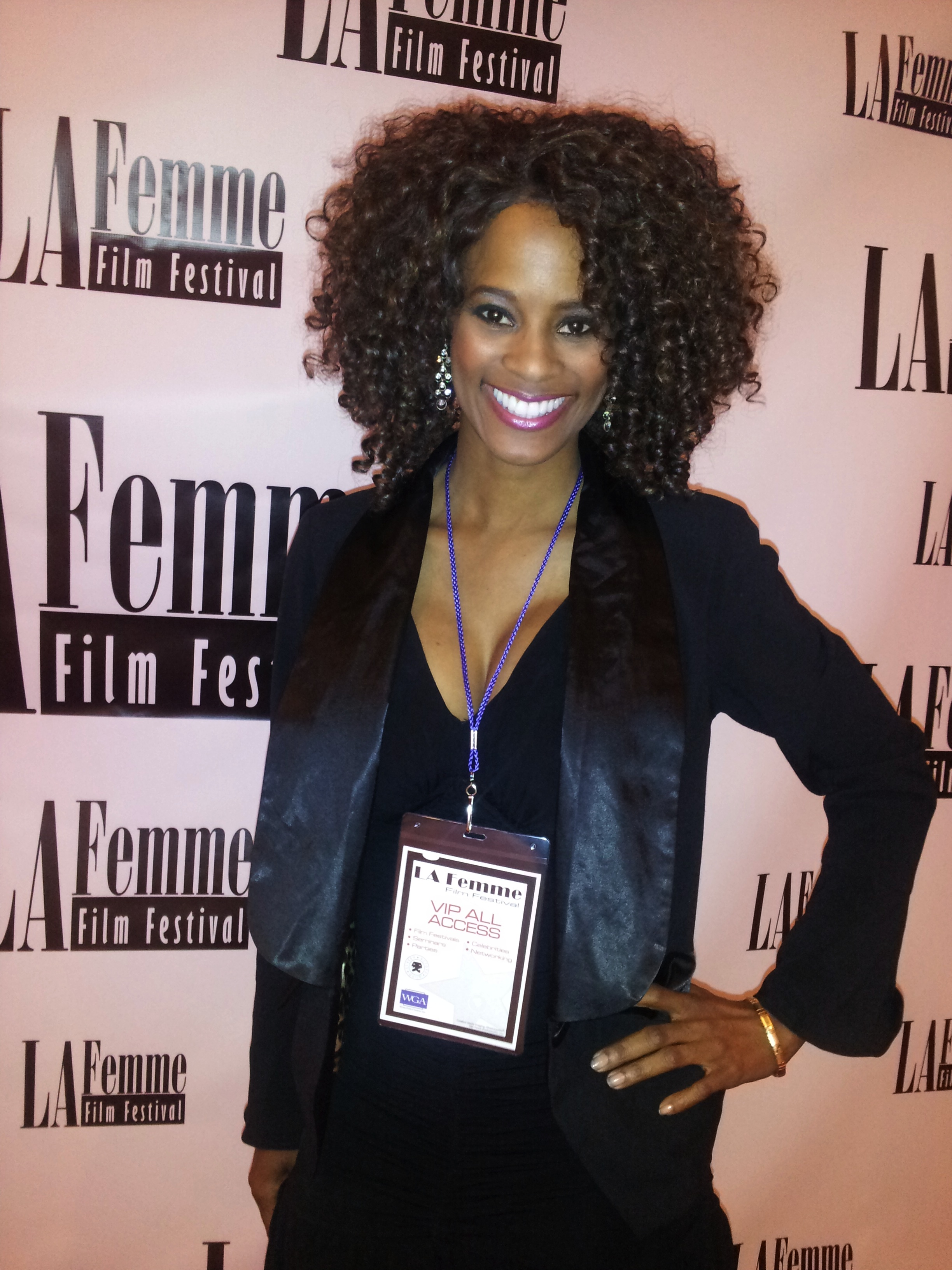 Actress Germany Kent arriving at the 2013 LA Femme Film Festival