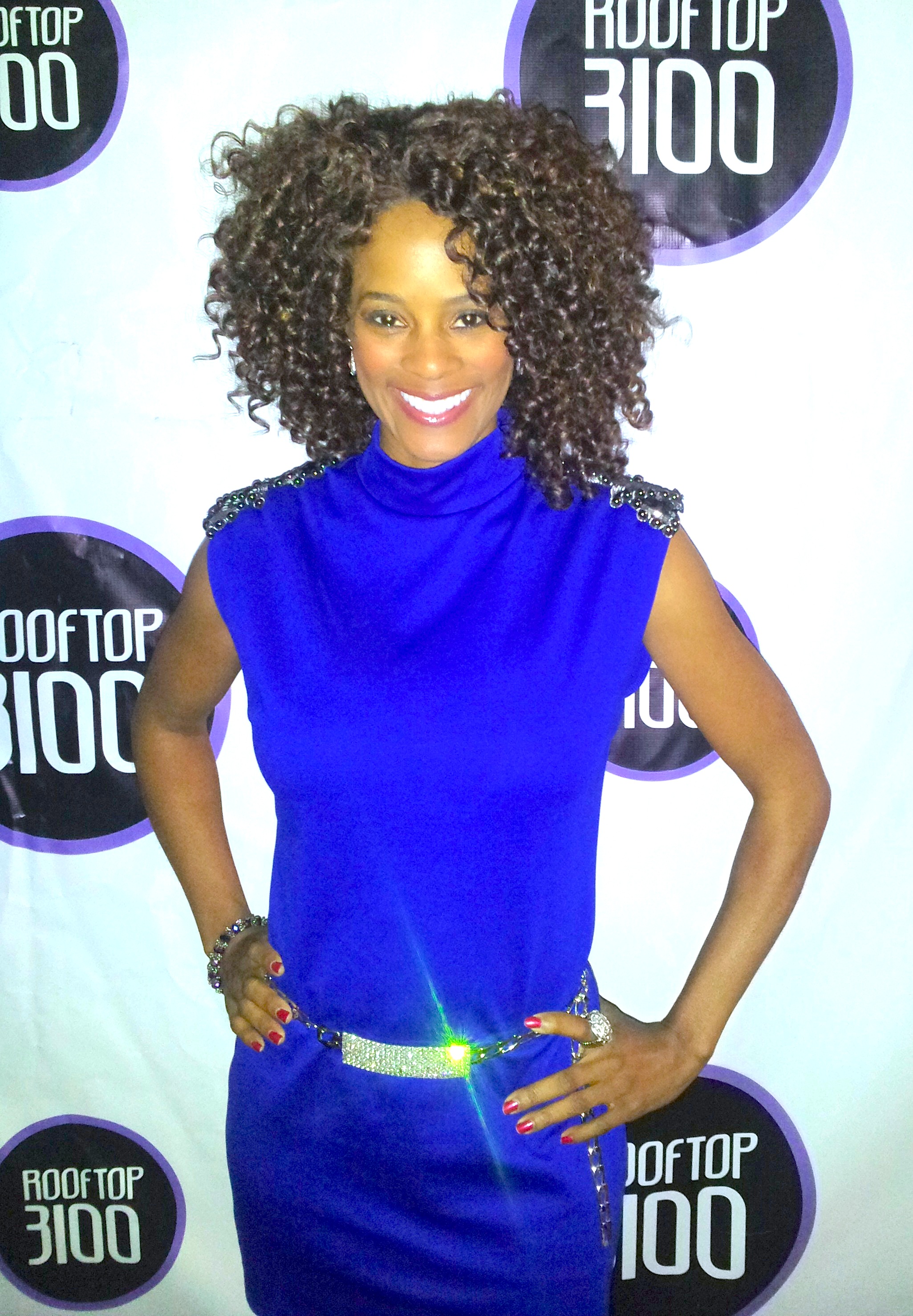 Host #GermanyKent arriving at Rooftop3100 Annual Toy Drive