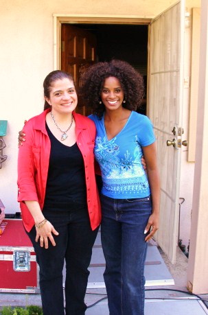 Food Network shoot with Alex Guarnaschelli and Germany Kent