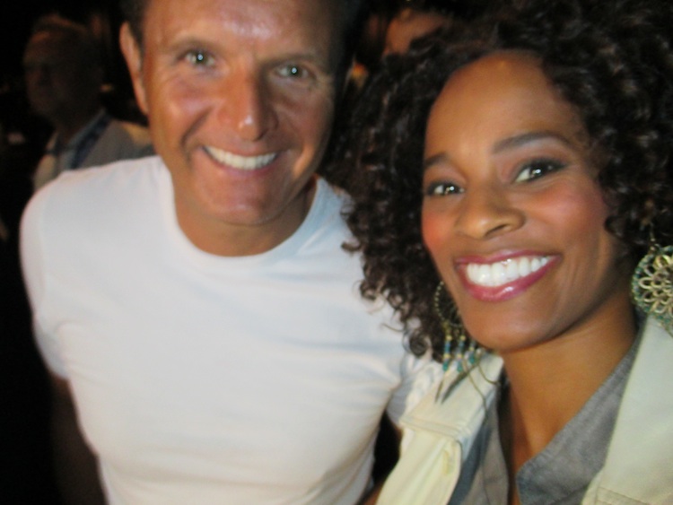 Actress Germany Kent with Producer Mark Burnett, Producer of The Voice, Survivor, The Bible, Shark Tank, and Celebrity Apprentice