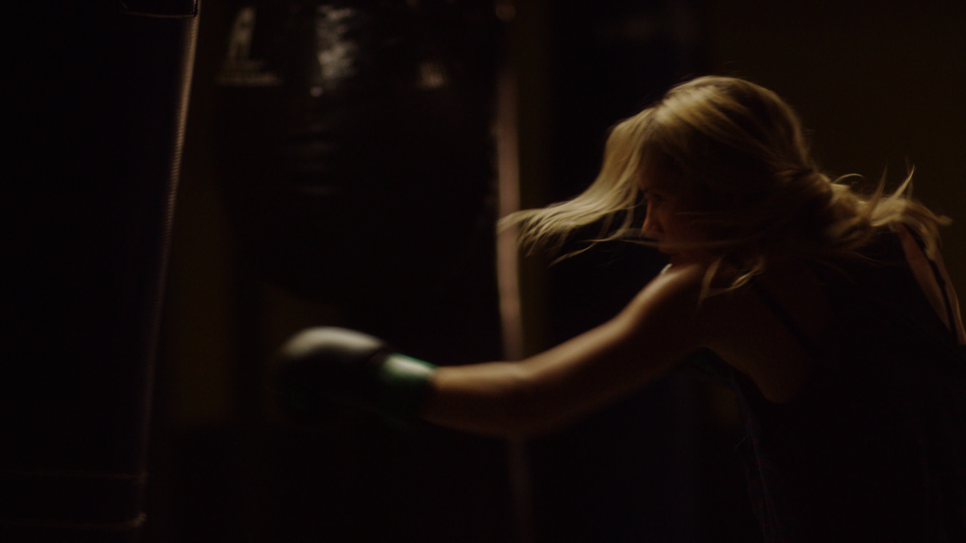 Amy Johnston as Bex in Female Fight Club