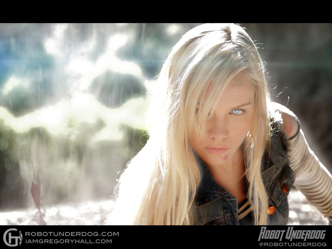 Amy Johnston as Android 18 in DBZ Light of Hope