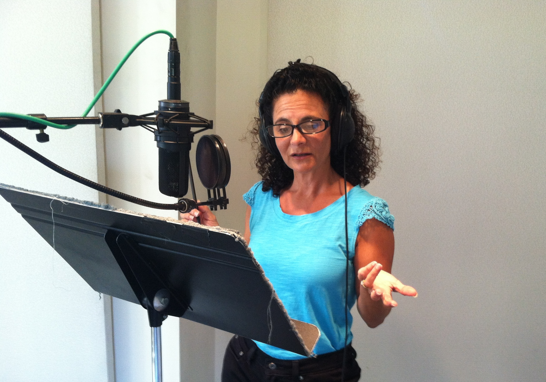 Doing voice over at 