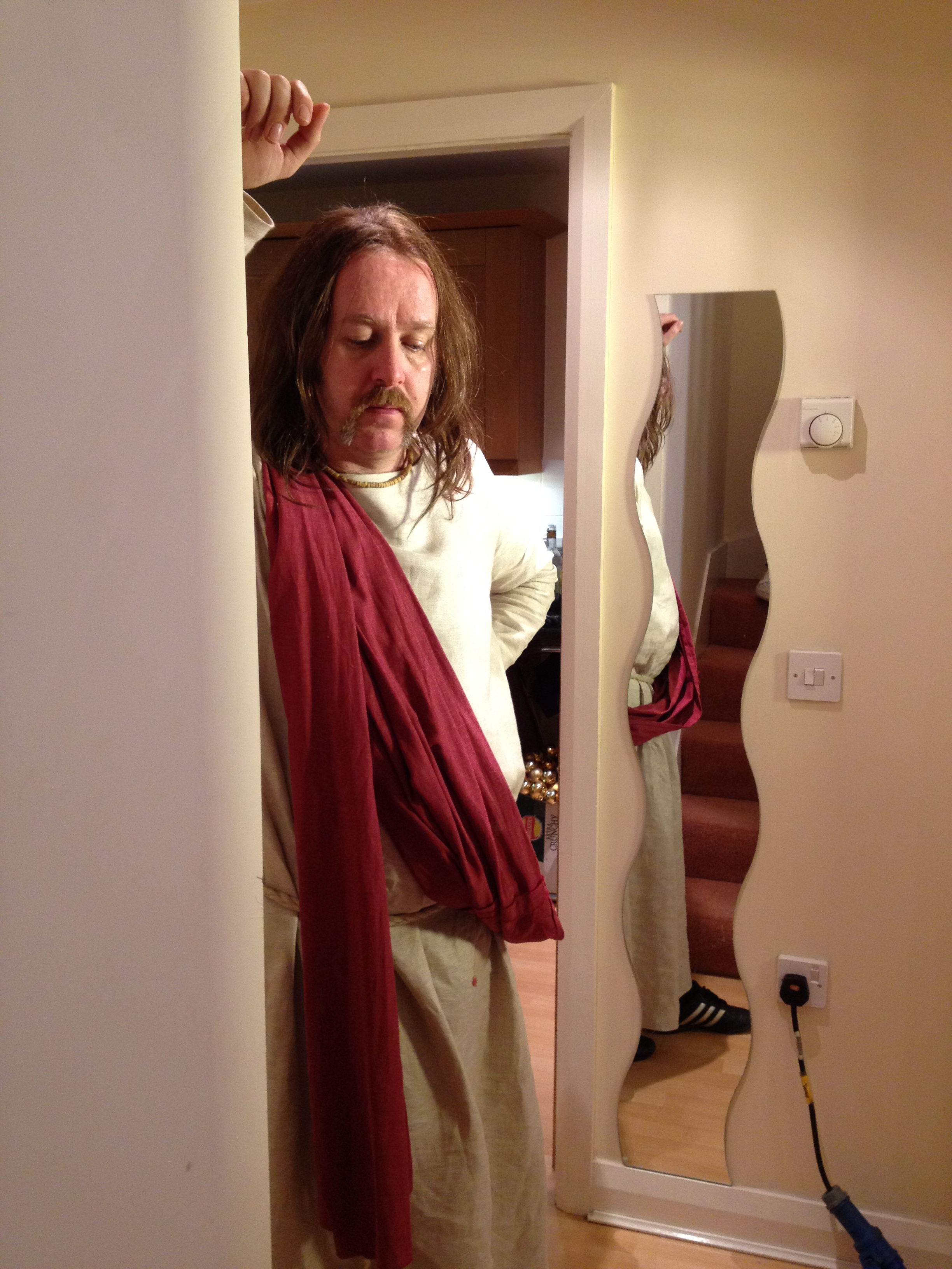 Mark Davison as Jesus in 