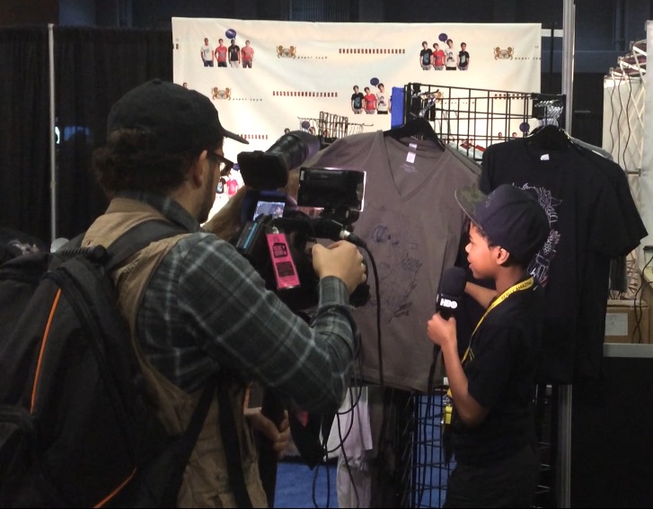 Santana Draper being interviewed at SXSW 2014.