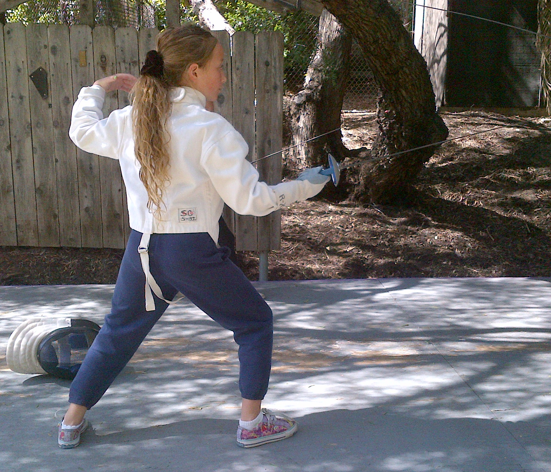 Alexis Rosinsky Fencing with Scott Chapman