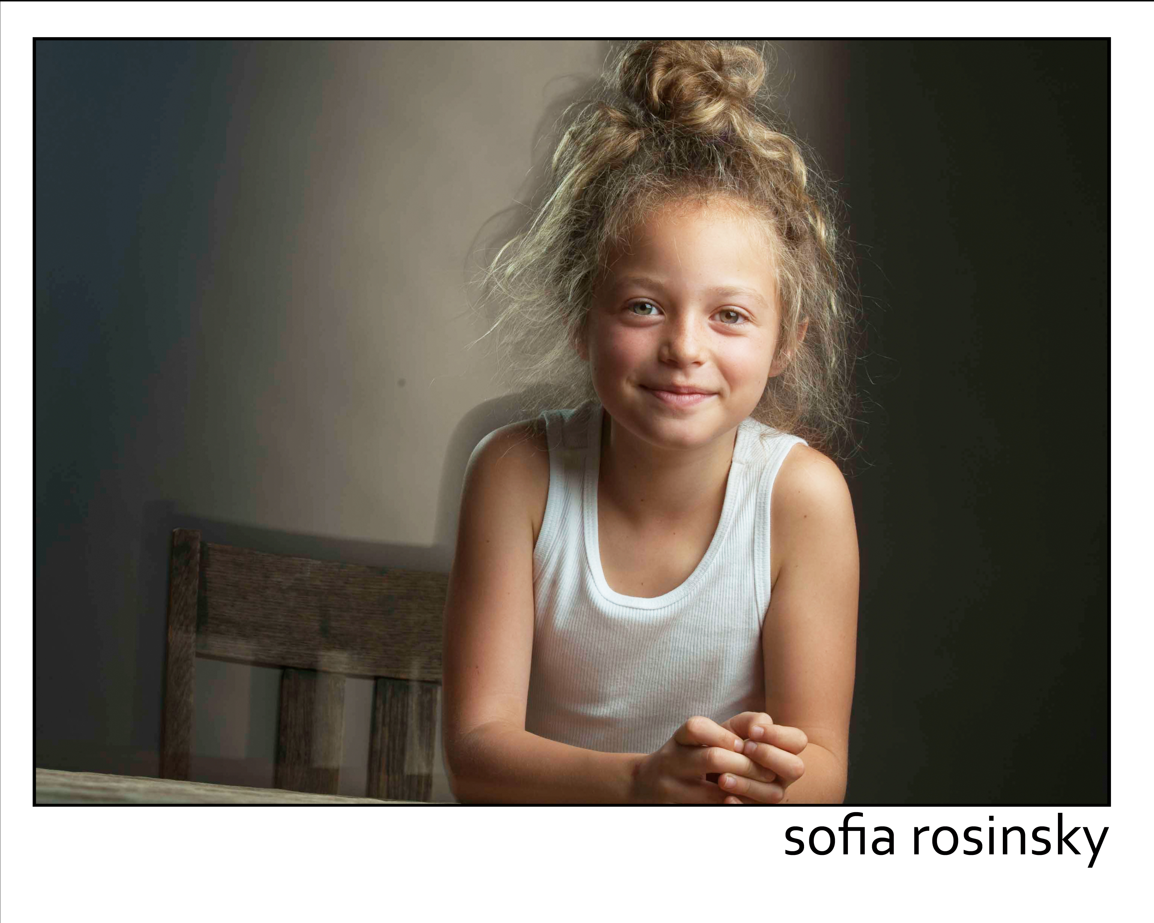 Sofia Rosinsky photographed by Vern Evans