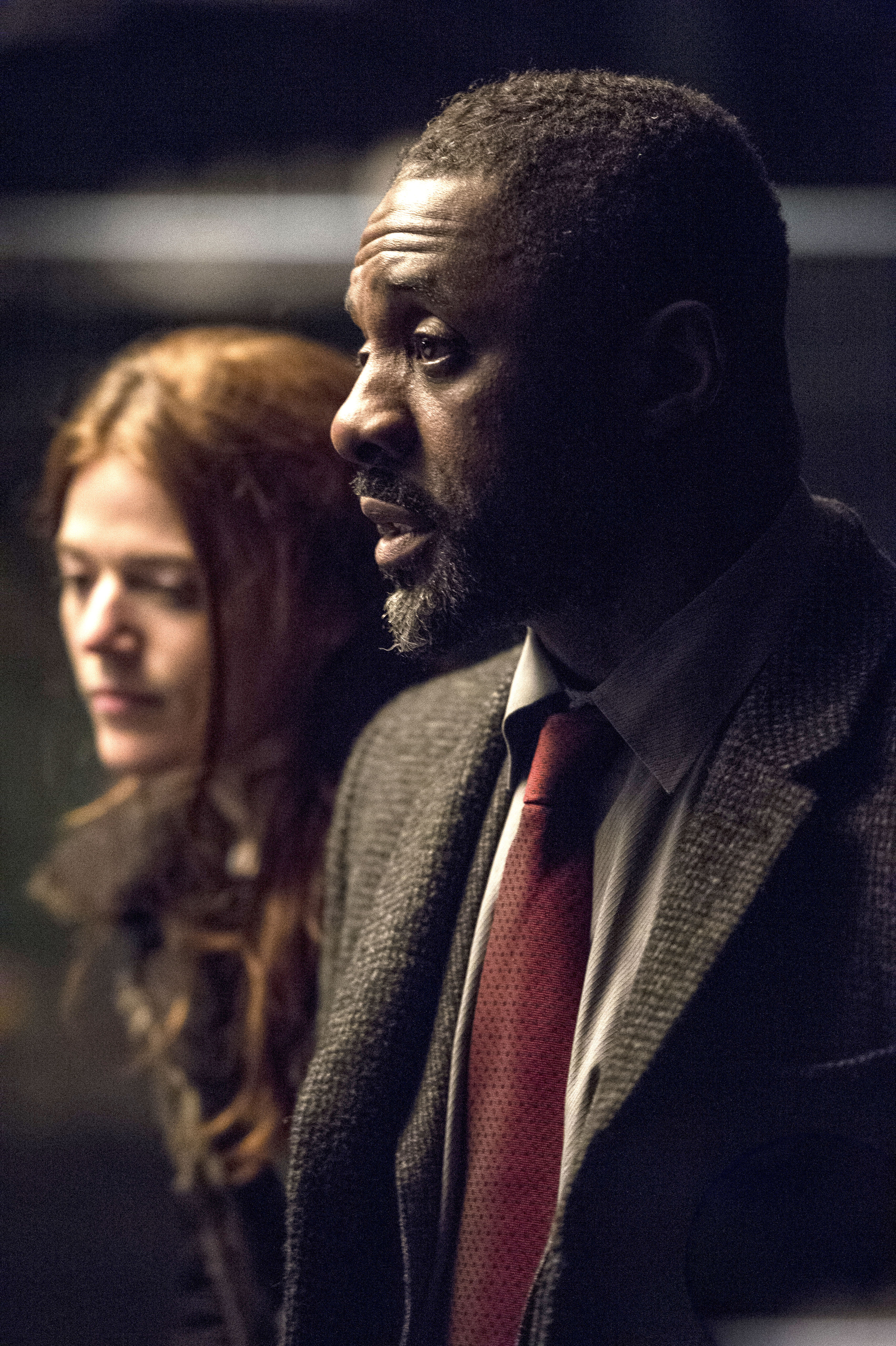 Still of Idris Elba and Rose Leslie in Luther (2010)
