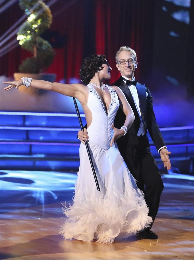 Still of Andy Dick and Sharna Burgess in Dancing with the Stars: Week 1: Performance Show (2013)