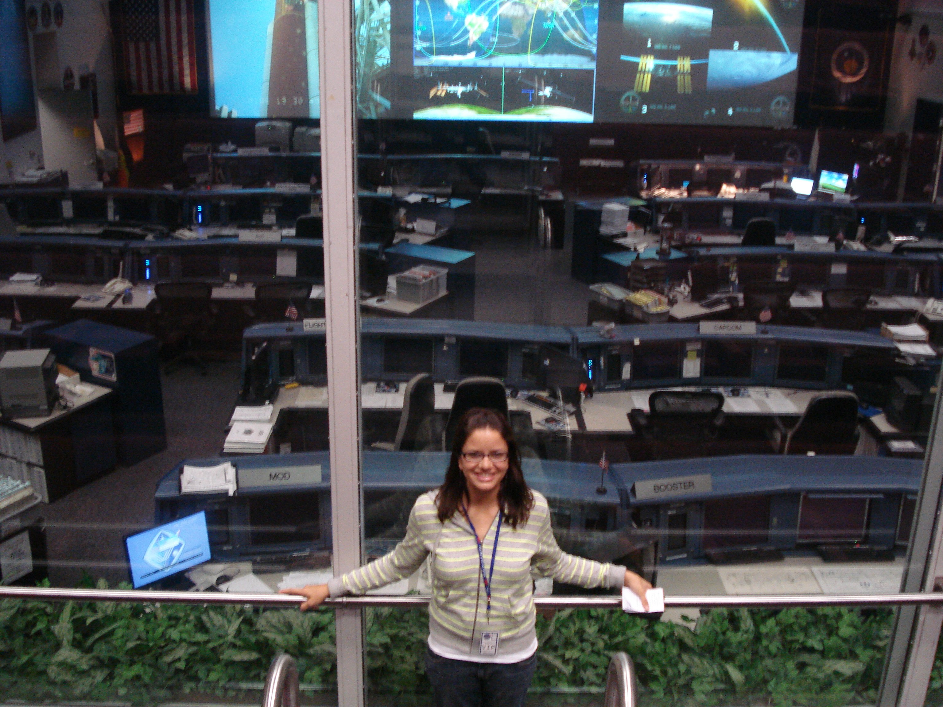 Doing research at NASA for a one-woman show.
