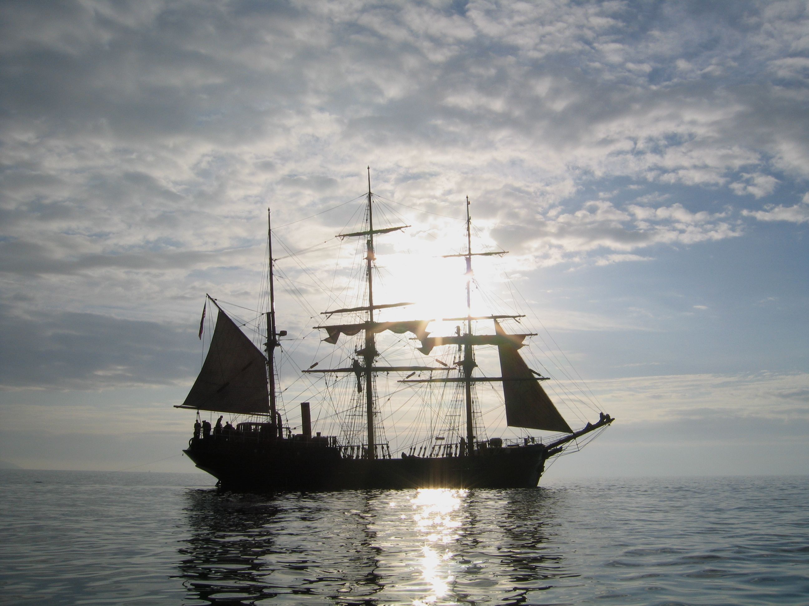 Square Sail did a wonderful job of converting one of their vessels to become the SS Niagra (for The Great Transatlantic Cable - American Experience 2004)