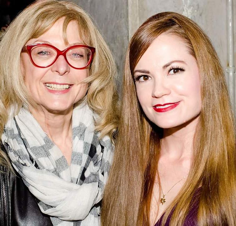 With Nina Hartley at the Scumbag the movie wrap party. Nina plays my co-worker and friend Wanda.