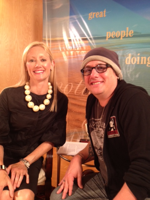 With Robby Takac of the Goo Goo Dolls