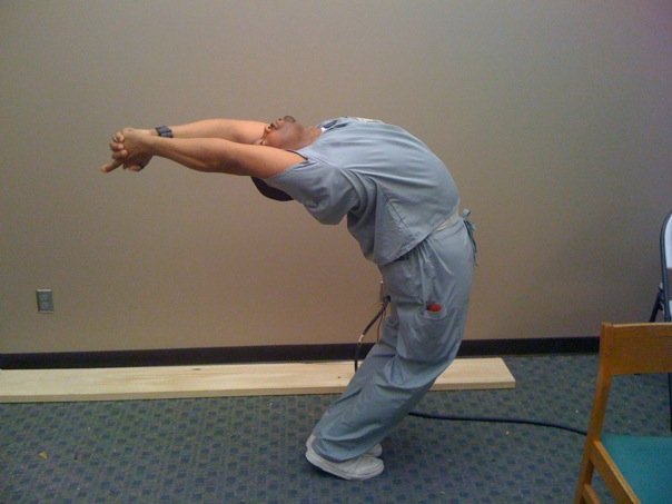 Behind The Scenes : Practicing yoga, during a late night break on set. (Dennis Jay Funny)
