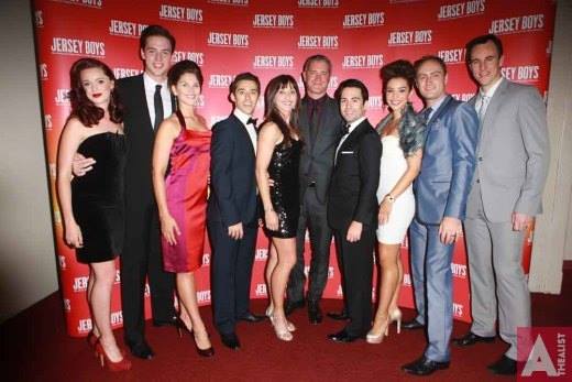 Jersey Boys The Musical Premiere in NZ. Leading Cast Photo