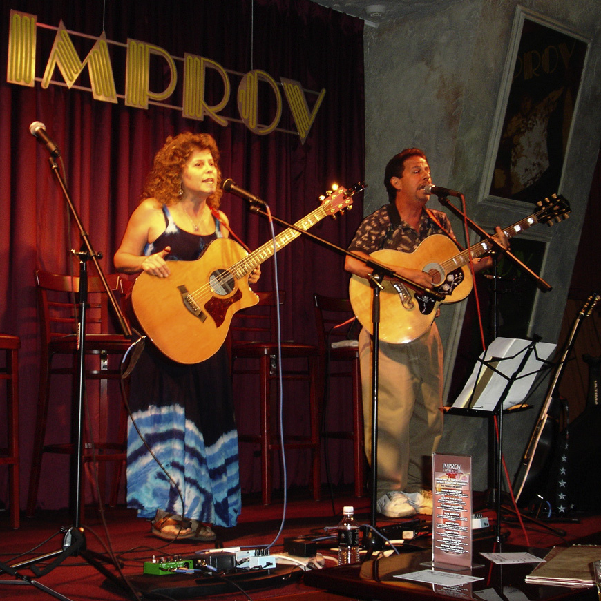 Ellen & Gary Bukstel (Bro&sis) at the Improv