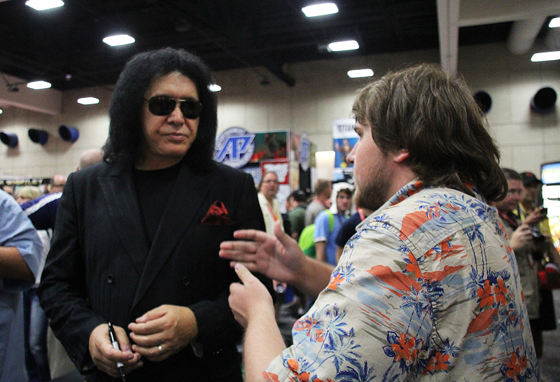 Interview with Gene Simmons from KISS at San Diego Comic-Con.