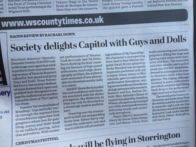 Review, West Sussex County Times
