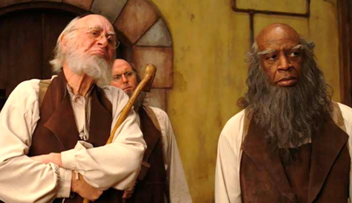 This is a scene of OZ:The Great and Powerdful. I played a Tinker (Wayne). I also was the Photo Double and Stand-in for Actor Bill Cobbs.