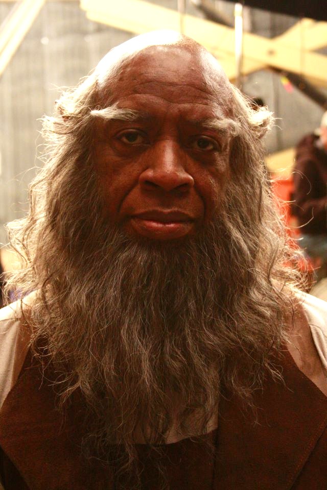 Tinker Wayne from OZ:The Great and Powrrful. Special Makeup Effects Artist Richie Alonzo. Wayne Brinston was stand-in and photo double for Actor Bill Cobbs