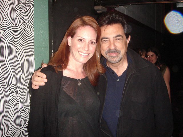 With Joe Montegna