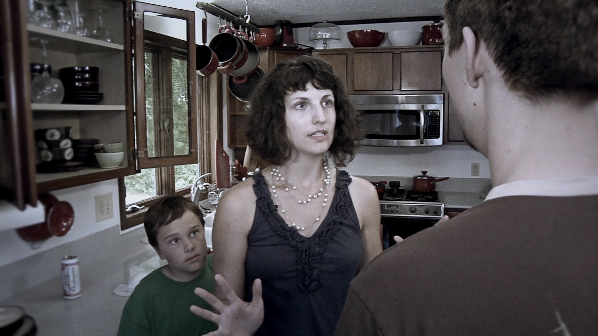 Jason Chausse, Tricia Bates and Llian Breen in a scene from 
