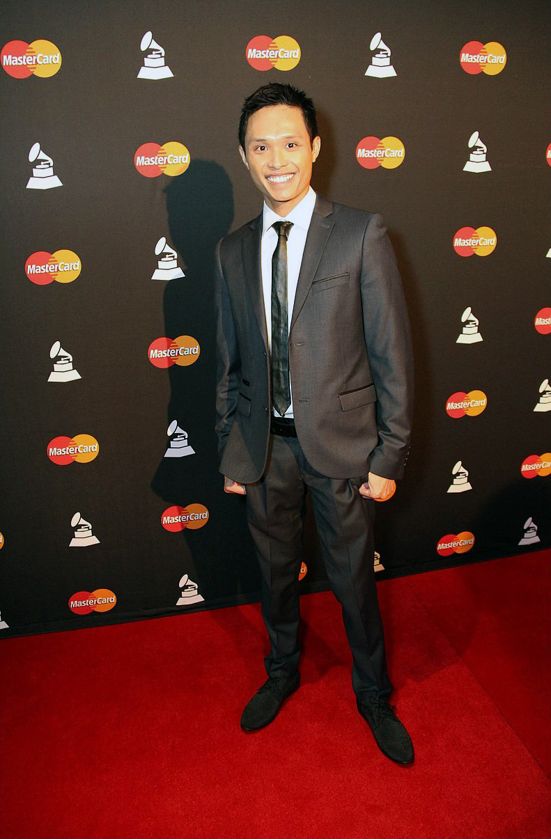 Actor Adrian Voo attends The 56th Grammy Awards at Staples Center in downtown Los Angeles