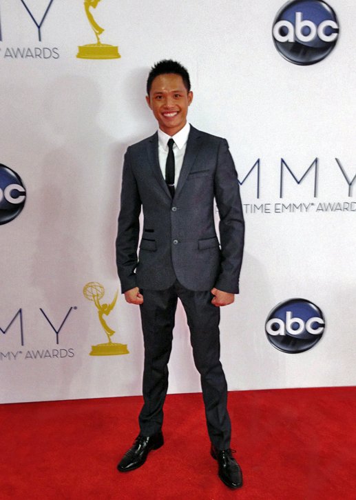 LOS ANGELES, CA - Adrian Voo attends the 64th Primetime Emmy Awards telecast (2012).