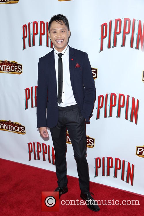 Adrian Voo - Opening night of 'Pippin' at Hollywood Pantages Theatre - Arrivals - Los Angeles, California, United States