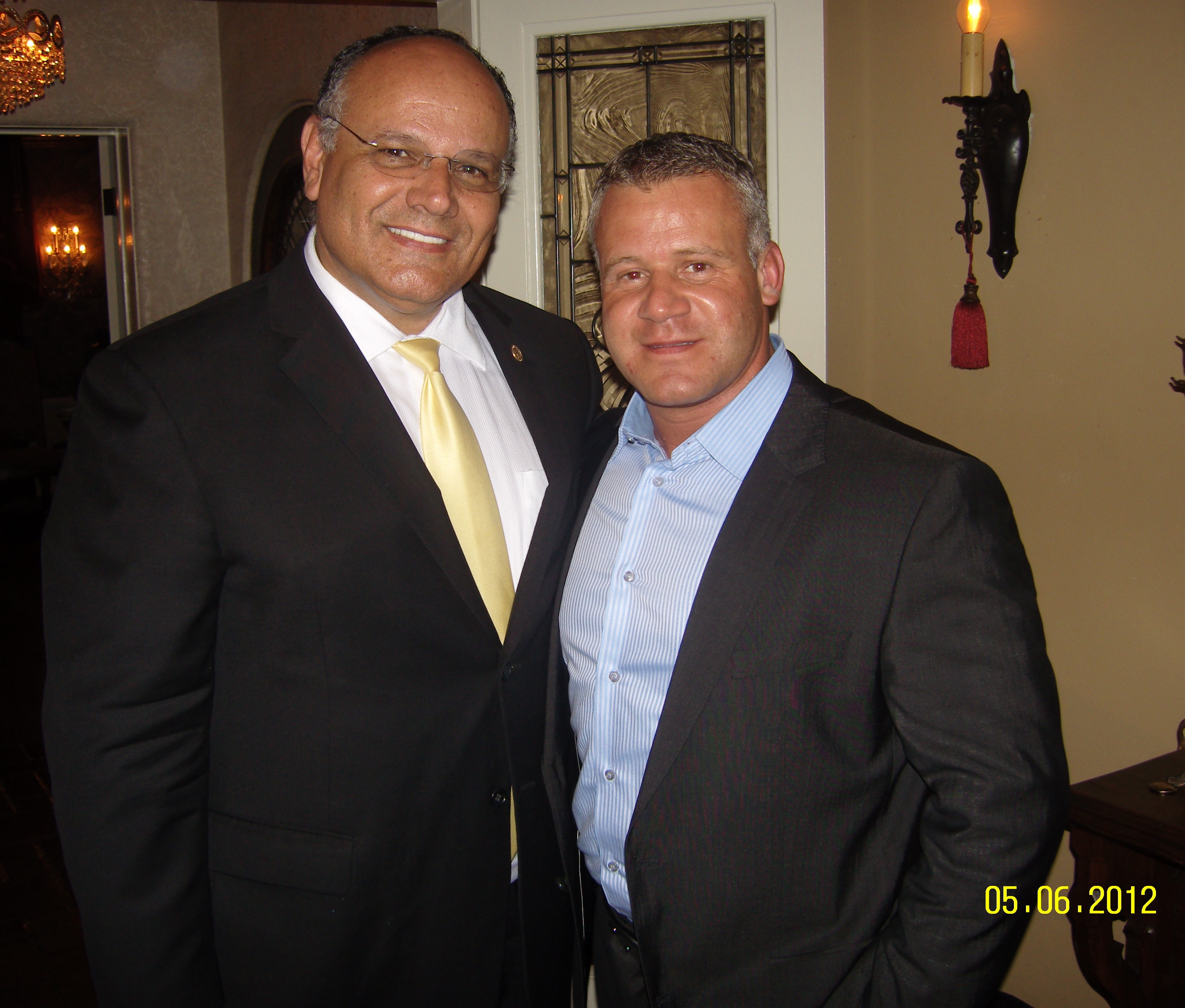 Zoltan Kovacs and Paul Leon Ontario's Mayor