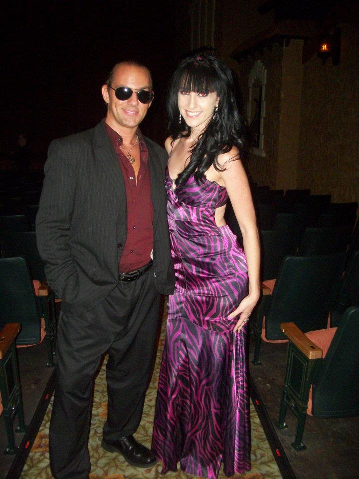 with sher sheary a the undead premiere