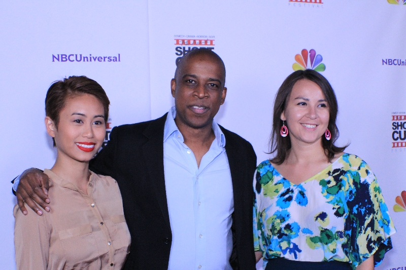 Janella Lacson with Keith Powell and Brooke Swaney at NBC Short Cuts 2012