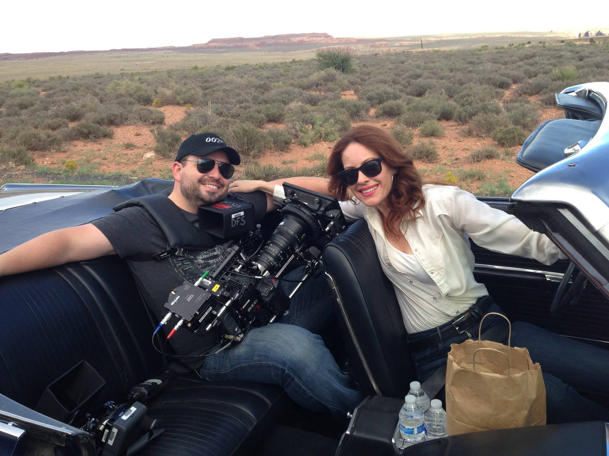 On set at The Grand Canyon shooting a video for Above & Beyond with our uber talented director Kenlon Clark
