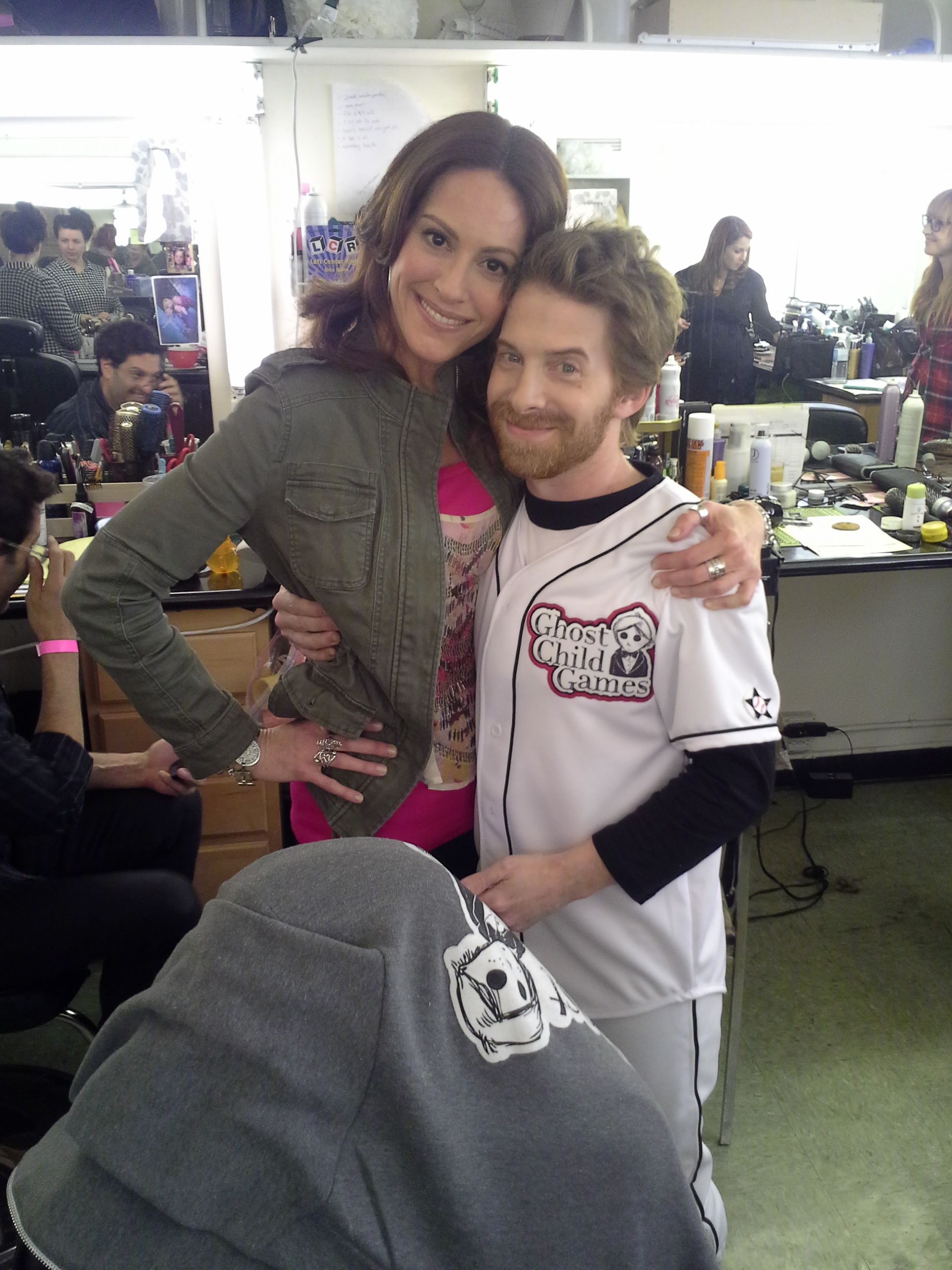 With Seth Green on set of DADS