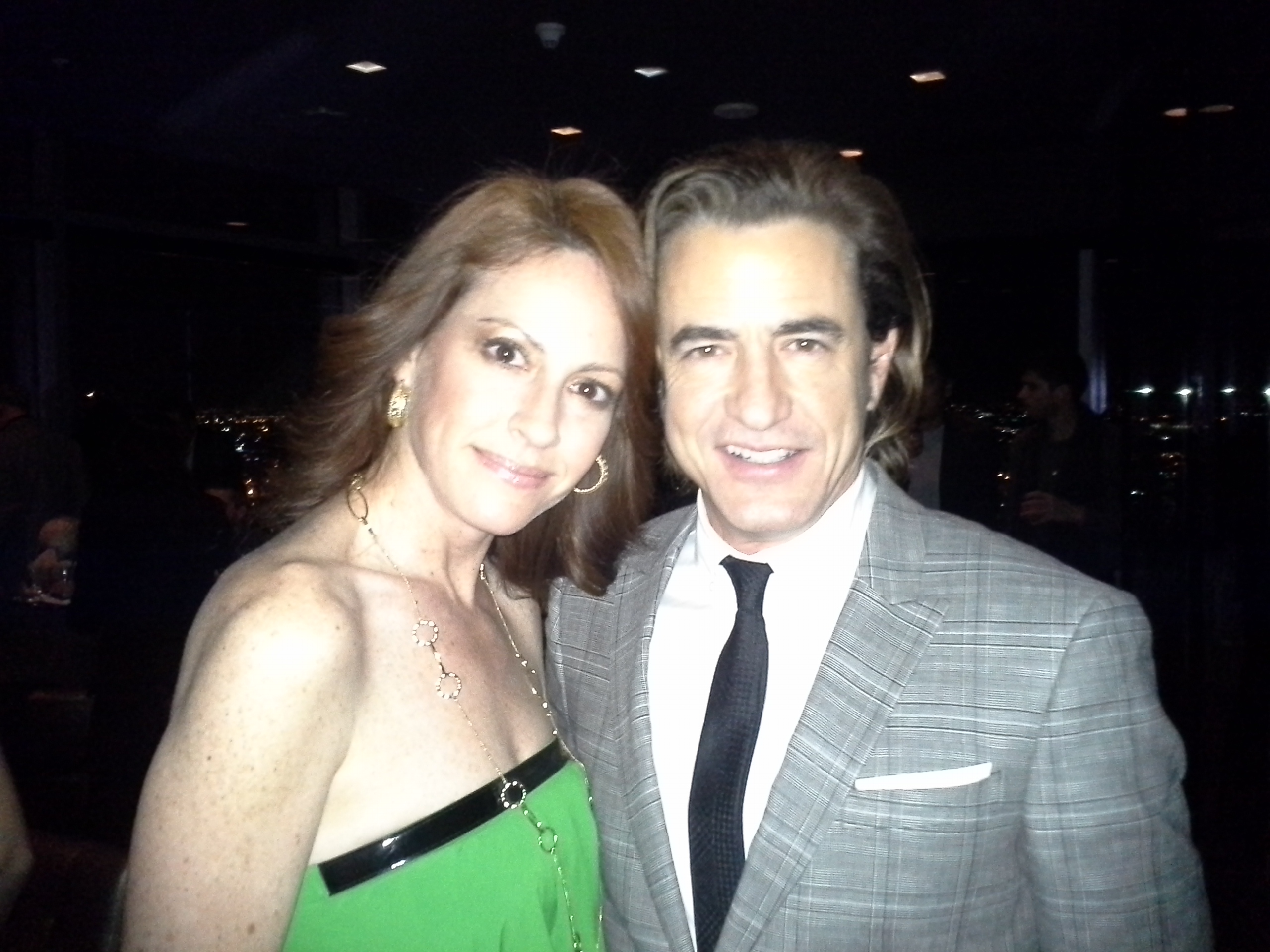 With Dermott Mulroney at August: Osage County Premier
