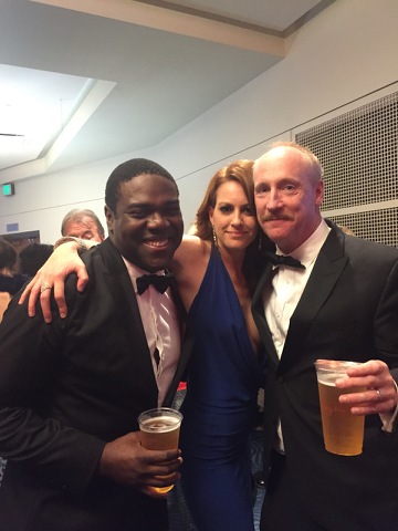 With Matt Walsh and Sam Richardson at The EMMY's