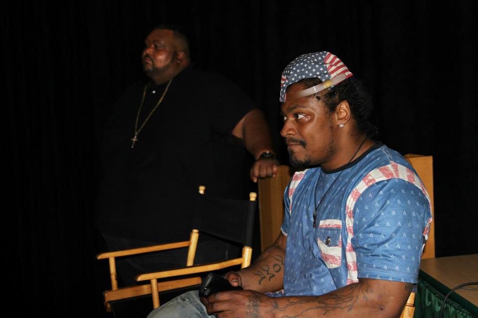 Casting session with Marshawn Lynch.