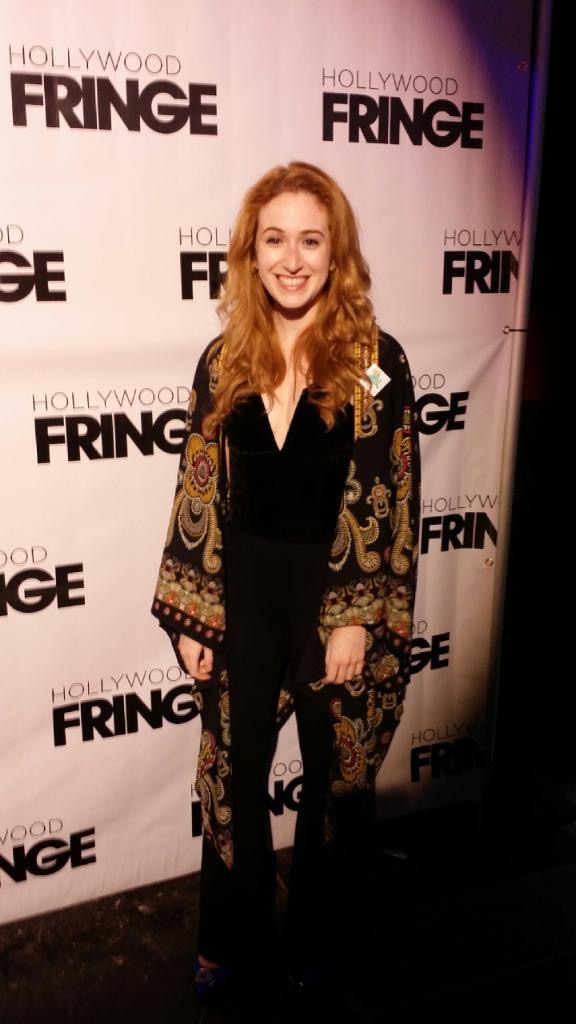 Katherine Diaz attending the 2015 Hollywood Fringe Festival Opening Night Party.