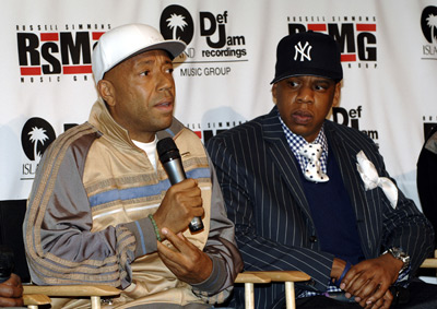 Russell Simmons and Jay Z