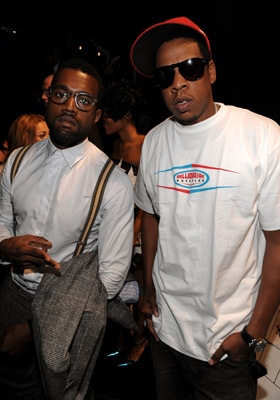 Jay Z and Kanye West