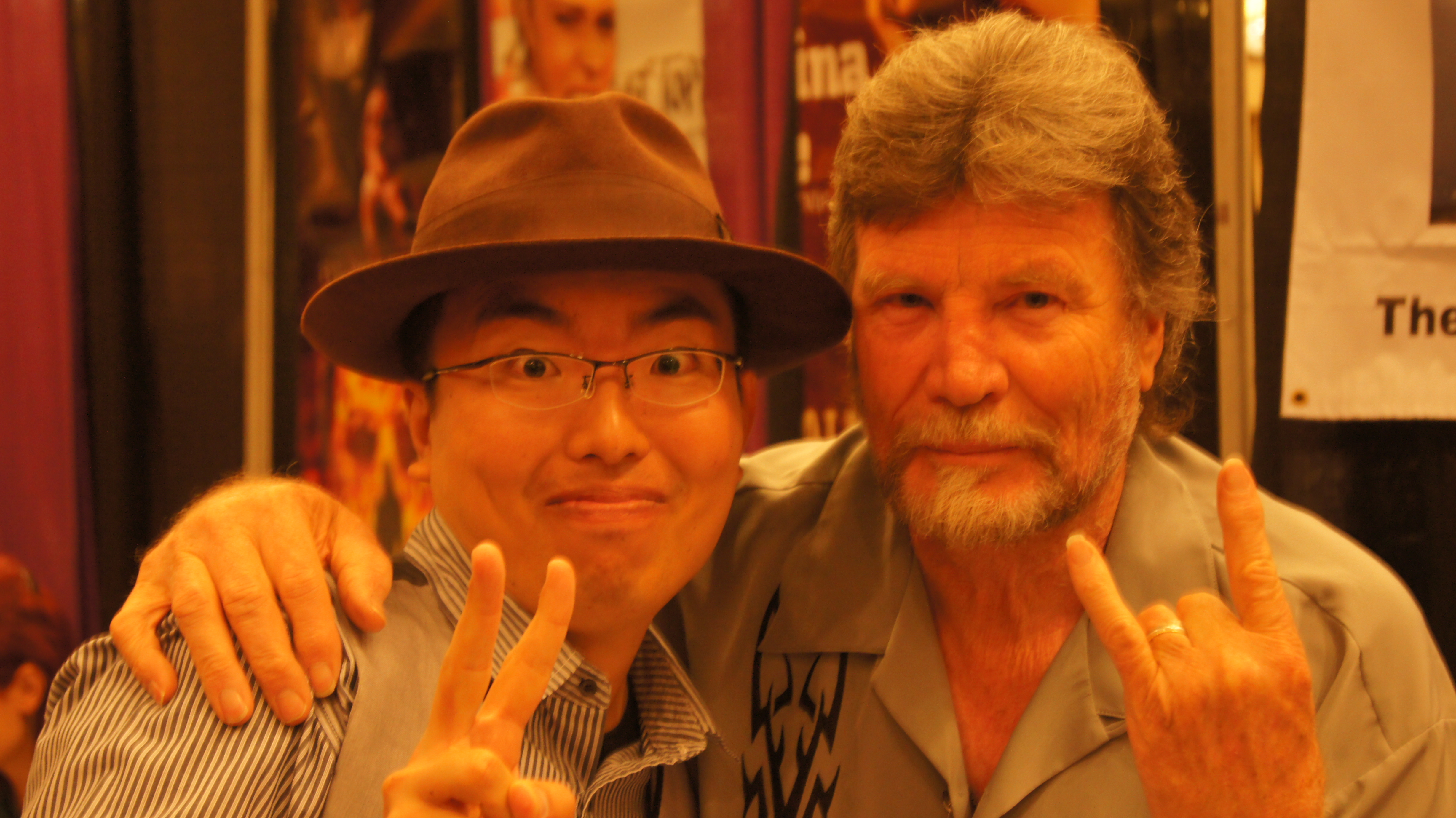 Vernon Wells who is mostly known for the legendary antagonist, Bennett in Commando (1985). And the Fright Night Film Festival 2012 Best Foreign Short Film Award (Corman Award) Winner Ryota Nakanishi.