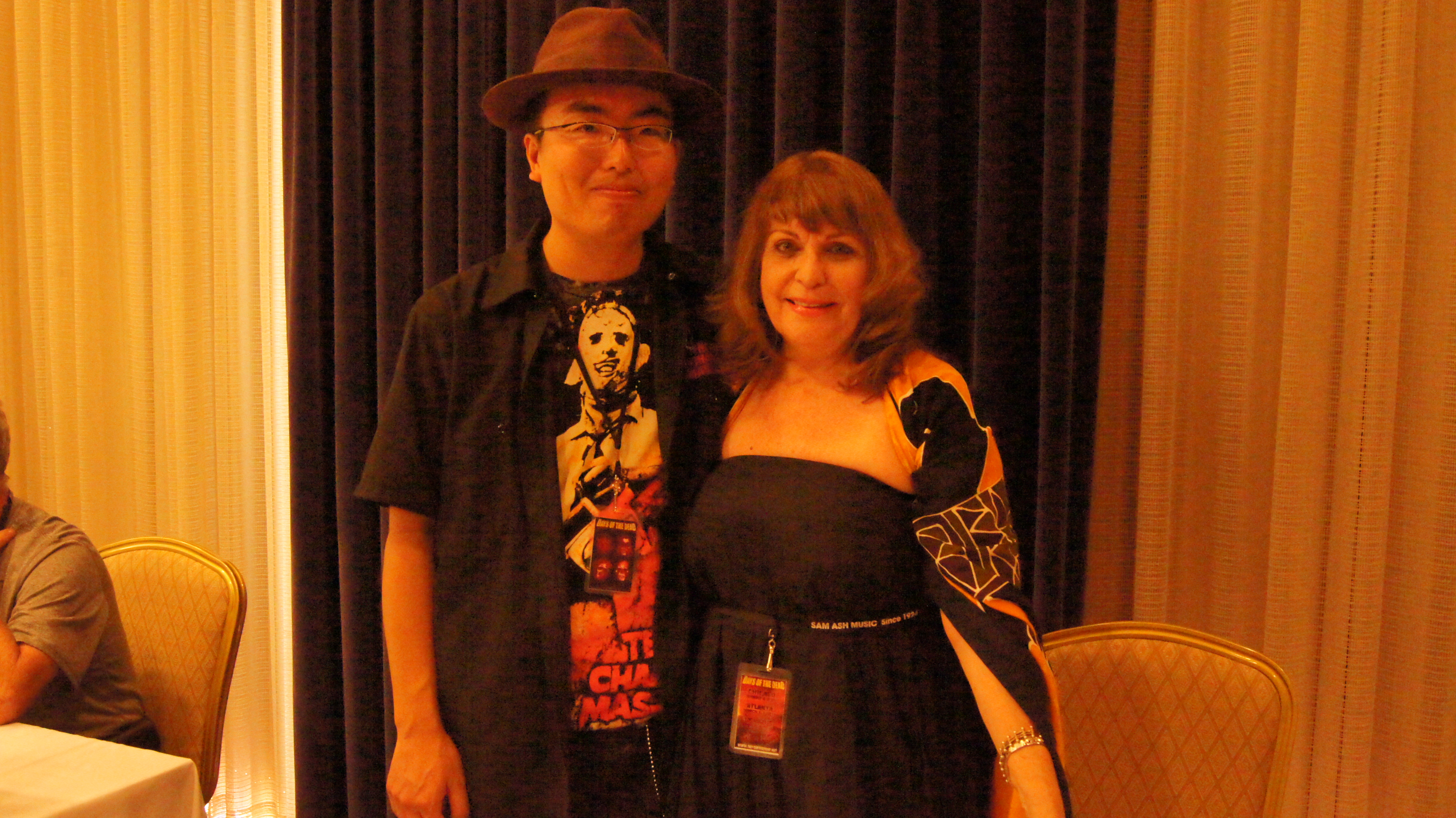 ''Pam''Teri McMinn from The Texas Chain Saw Massacre (1974) and the Corman Award Winner Ryota Nakanishi.