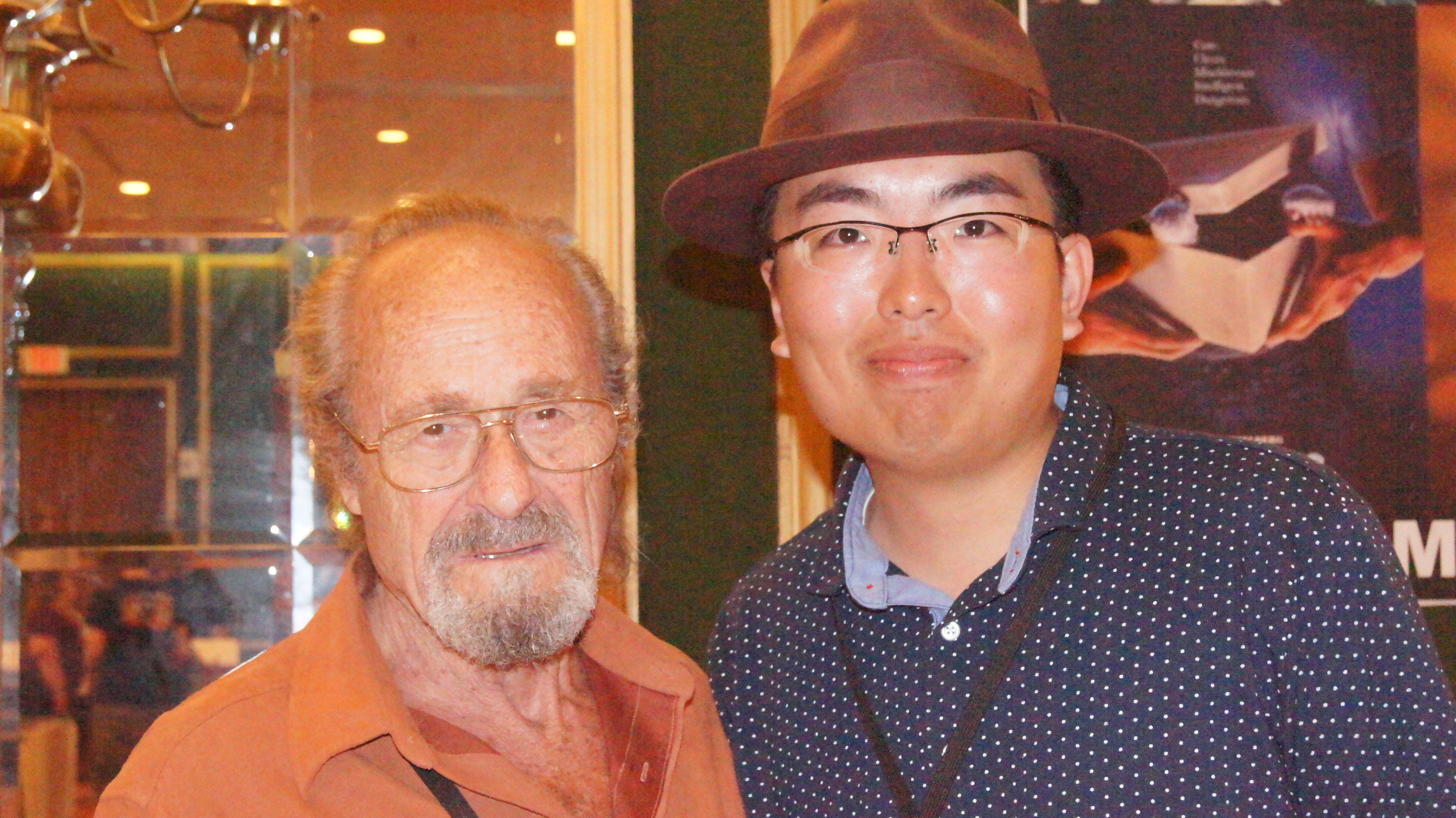 Dick Miller who is mostly known for the legendary roles, Burson Fouch in The Little Shop of Horrors (1960) , Stefan in The Terror (1963) and Pawn Shop Clerk in The Terminator (1984). With the Fright Night Film Festival 2012 Best Foreign Short Film Award Winner Ryota Nakanishi.