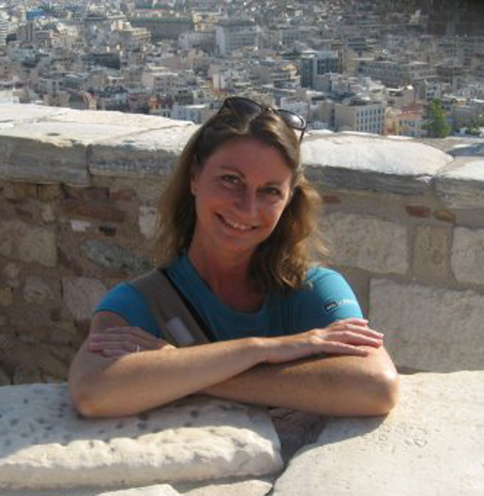 On the Acropolis of Athens, 2009.